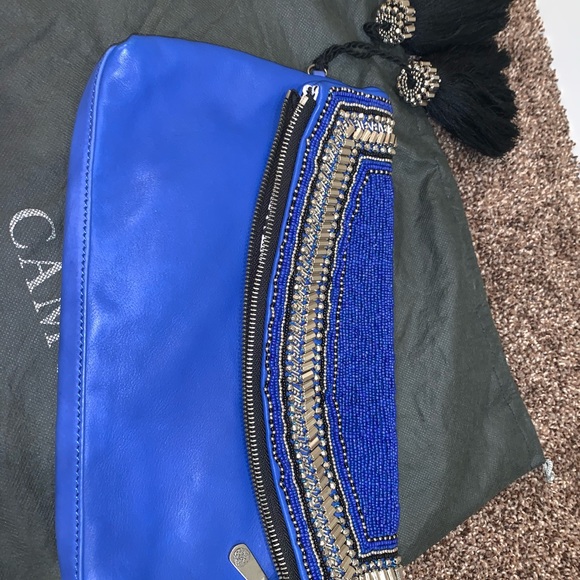 Vince Camuto Leather Clutch - Picture 4 of 7